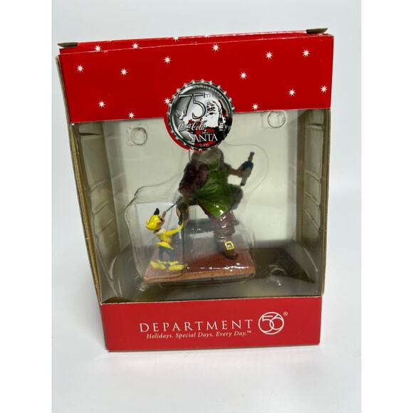 Dept 56 Santa and Elf Share a Coke NEW IN BOX - Picture 1 of 7